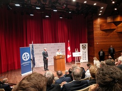 NATO Secretary General Jens Stoltenberg spoke at the University of Toronto